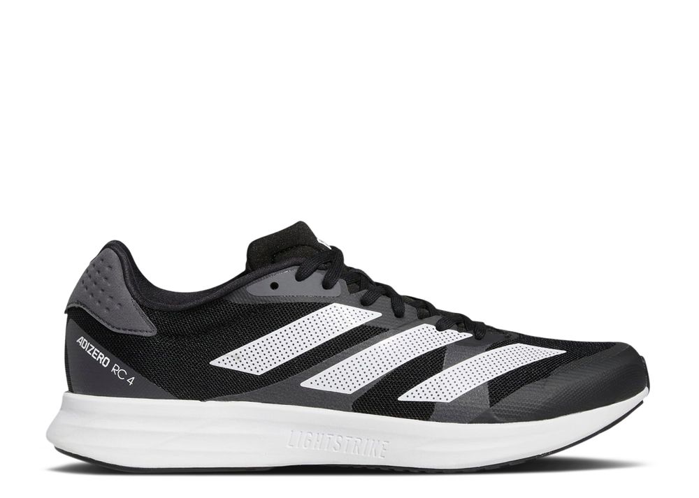 Adizero RC 4 'Grey White Black' - Adidas - GX8153 - grey six/cloud ...