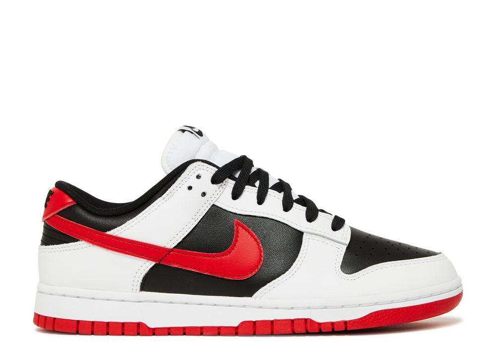 Dunk Low 'White Black Red' - Nike - FD9762 061 - white/university red ...