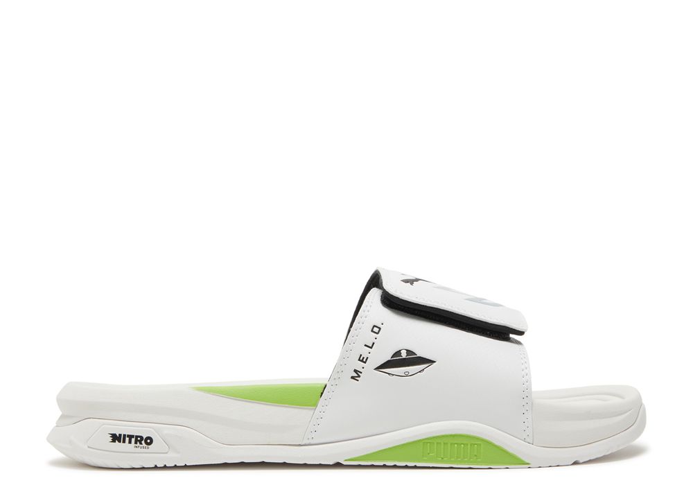 LaMelo Ball X Dream Nitro MB.02 Slide 'White Green Glare' Puma