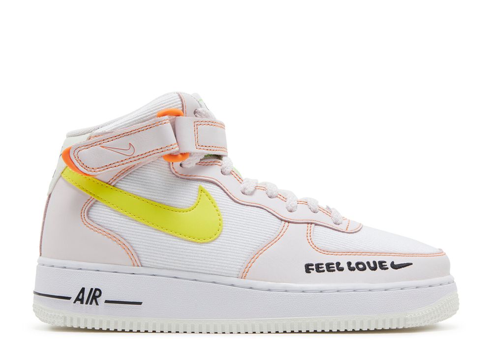 Wmns Air Force 1 '07 Mid 'Feel Love' Nike FD0869 100 white/pearl