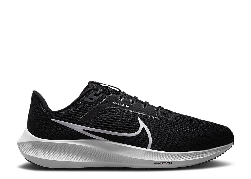 Air Zoom Pegasus 40 Wide 'Black White' - Nike - DV7480 001 - black/iron ...