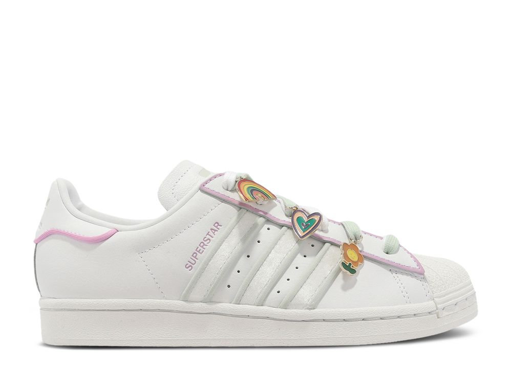 Wmns Superstar 'Lace Jewels White Lilac' Adidas GY9867 cloud