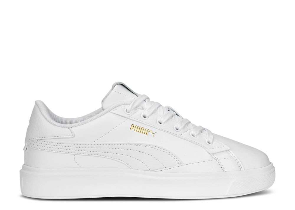 Wmns Lajla Leather 'White Gold' - Puma - 390643 01 - white | Flight Club