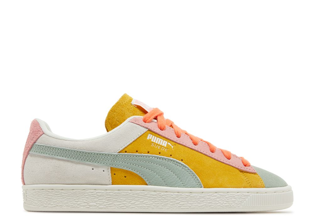 Suede 'Icons Of Unity' - Puma - 393750 01 - warm white/yellow sizzle ...
