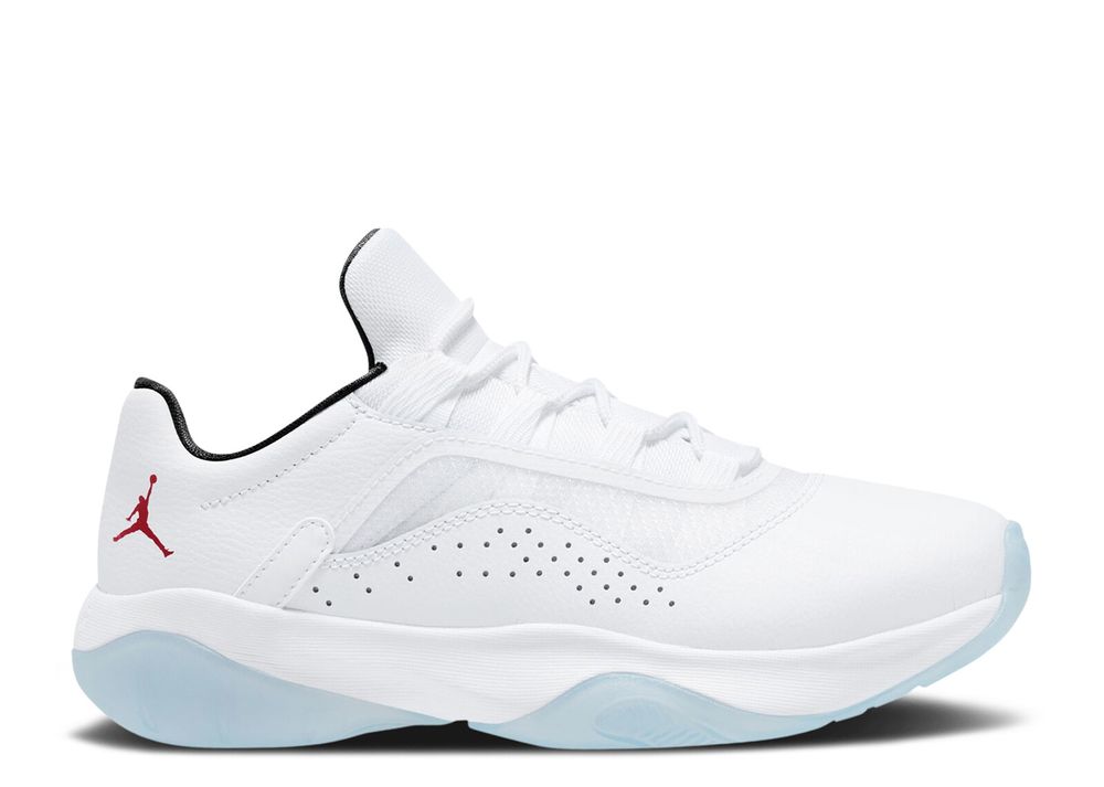 jordan 11 low white varsity red