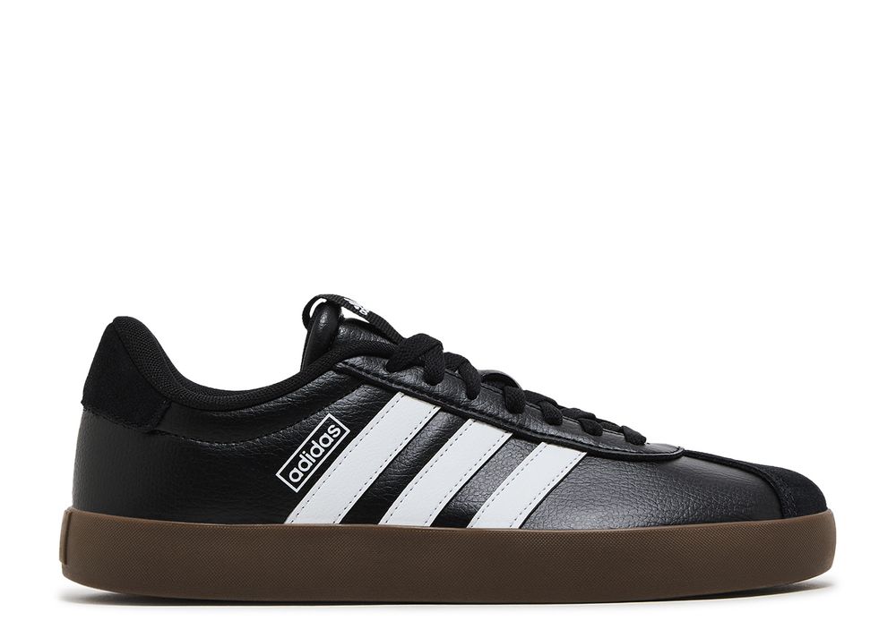 Wmns VL Court 3.0 'Black White Gum' - Adidas - ID8796 - core black ...