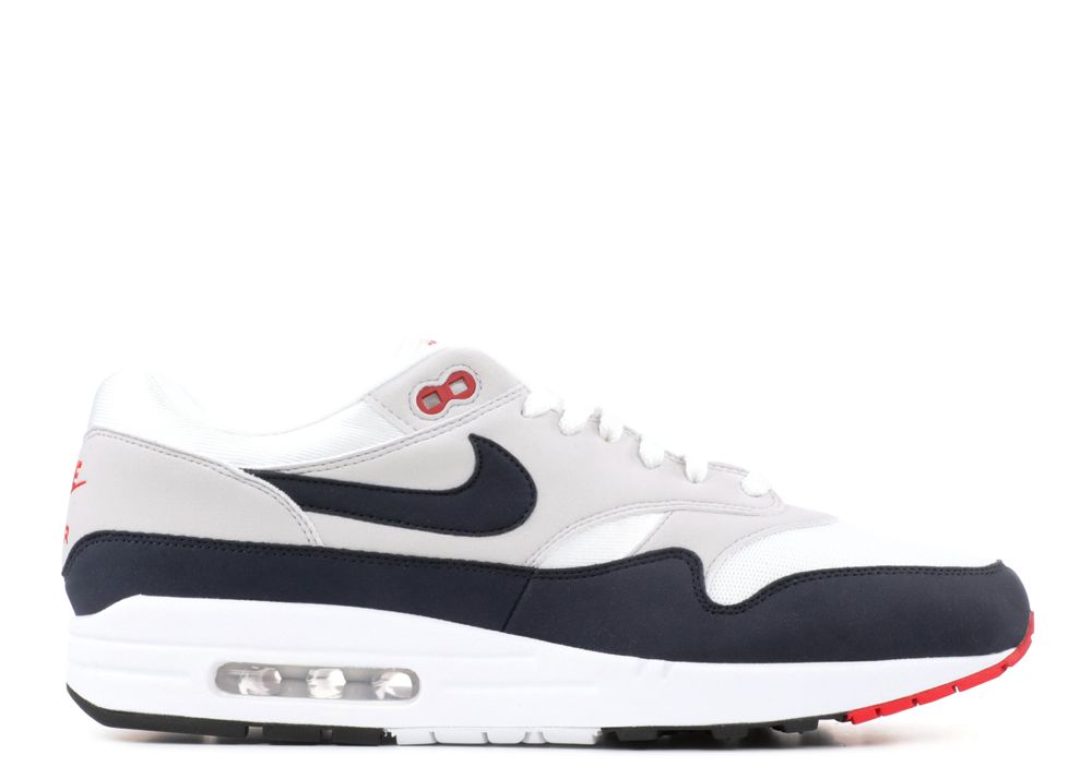 Air Max 1 Og Anniversary Obsidian Nike 908375 104 Whitedark Obsidiannatural Greyblack 