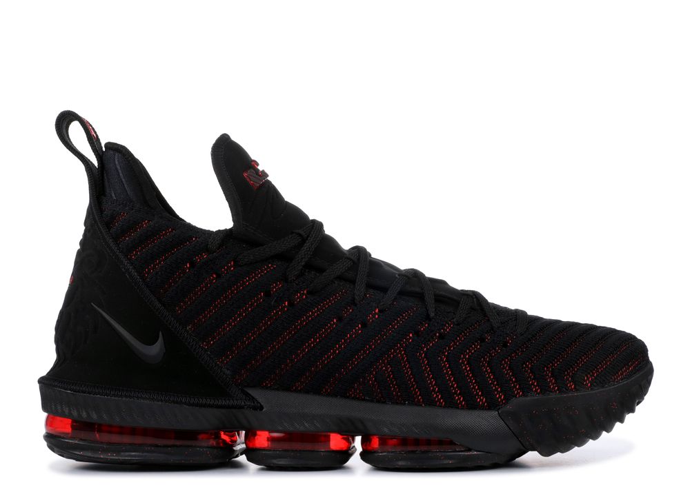 LeBron 16 'Fresh Bred' - Nike - AO2588 002 - black/black-university red