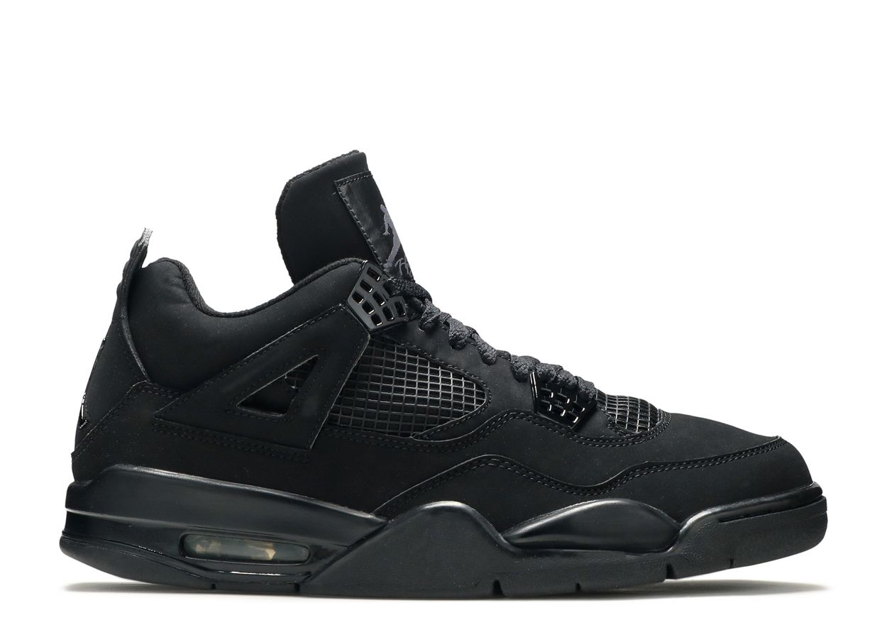 jordan 4 black canvas