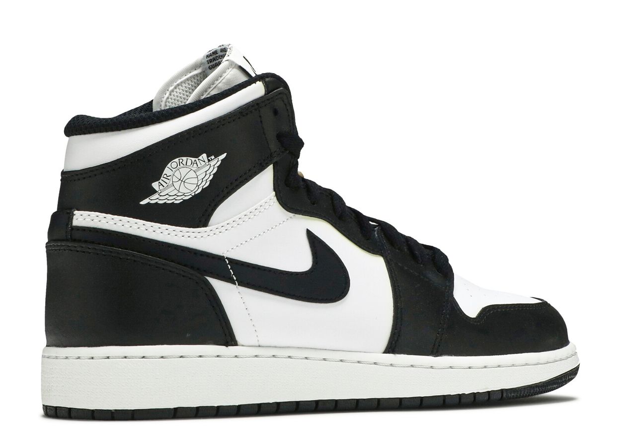 Air Jordan 1 Retro High OG BG 'Black White' 2014 - Air Jordan - 575441 ...