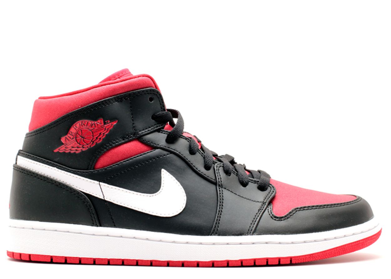 Air Jordan 1 Mid 'Black Gym Red' Air Jordan 554724 020 black.gym