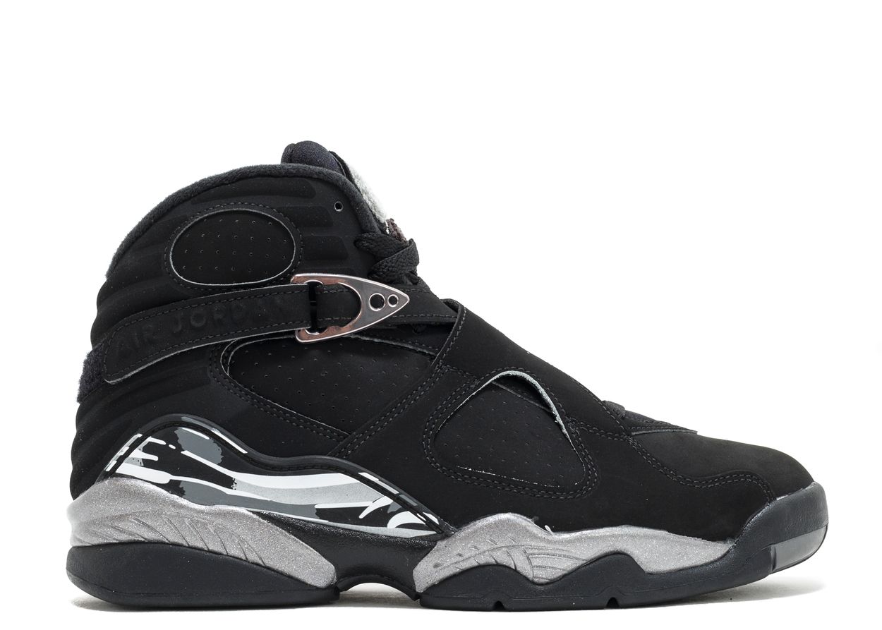 jordan 8 black and white