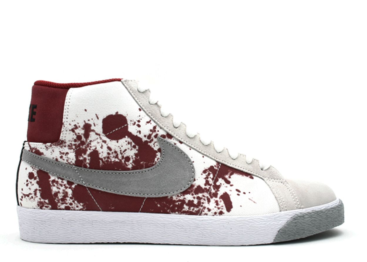 nike sb blazer blood splatter