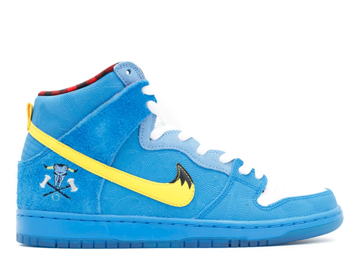 university blue dunks flight club