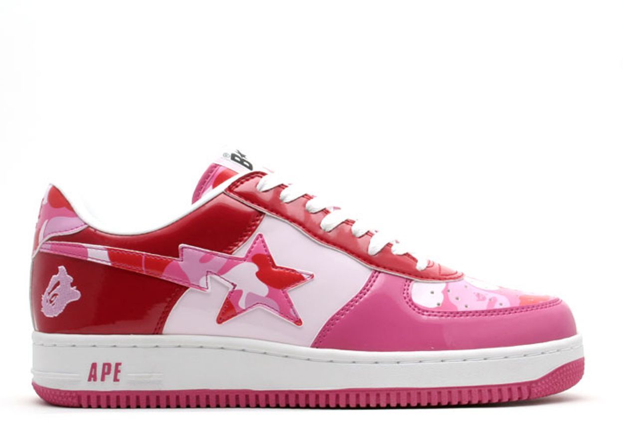 Bapesta FS 001 Low 'Pink Camo' - BAPE - 945 - pink-camo | Flight Club