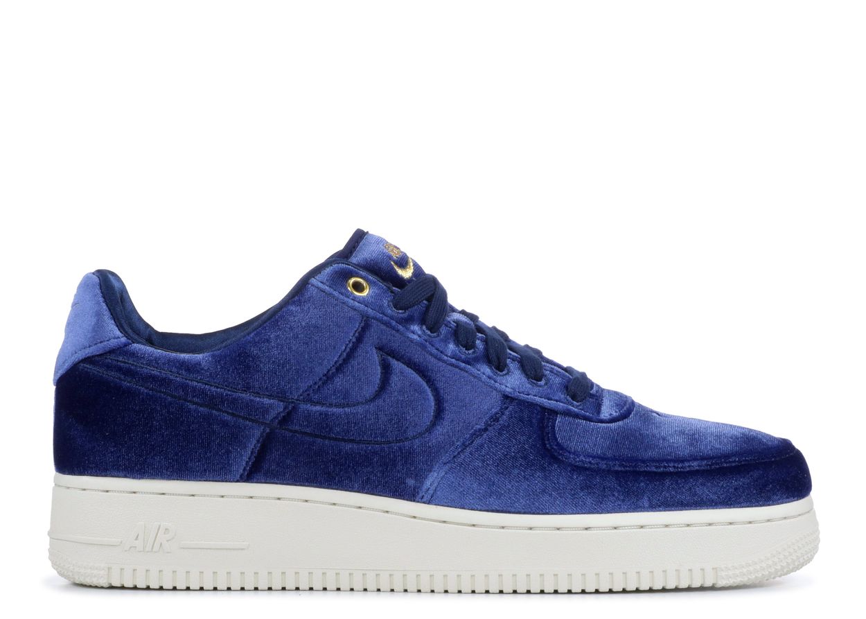 air force 1 velour blue
