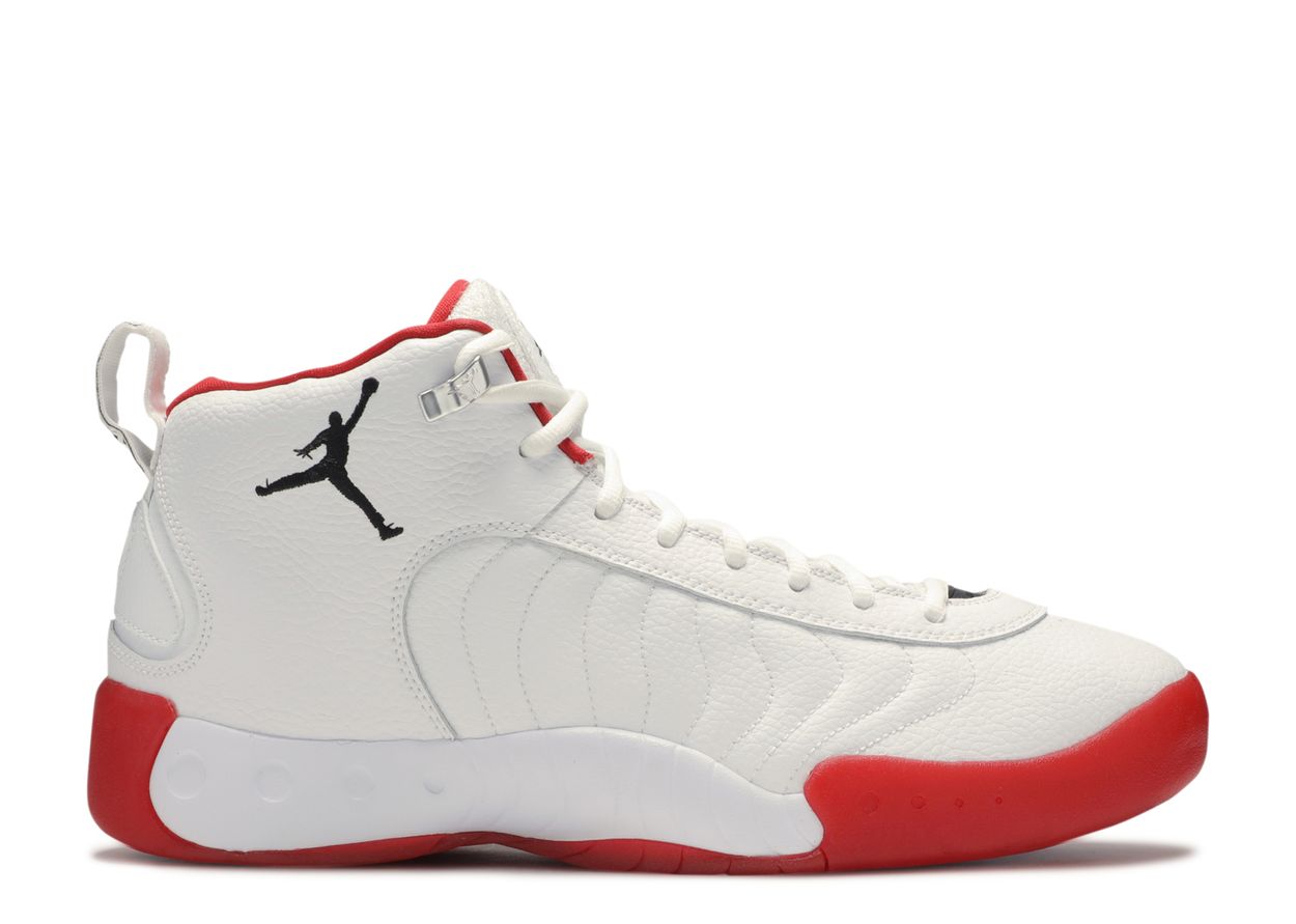 jumpman jordans red and white