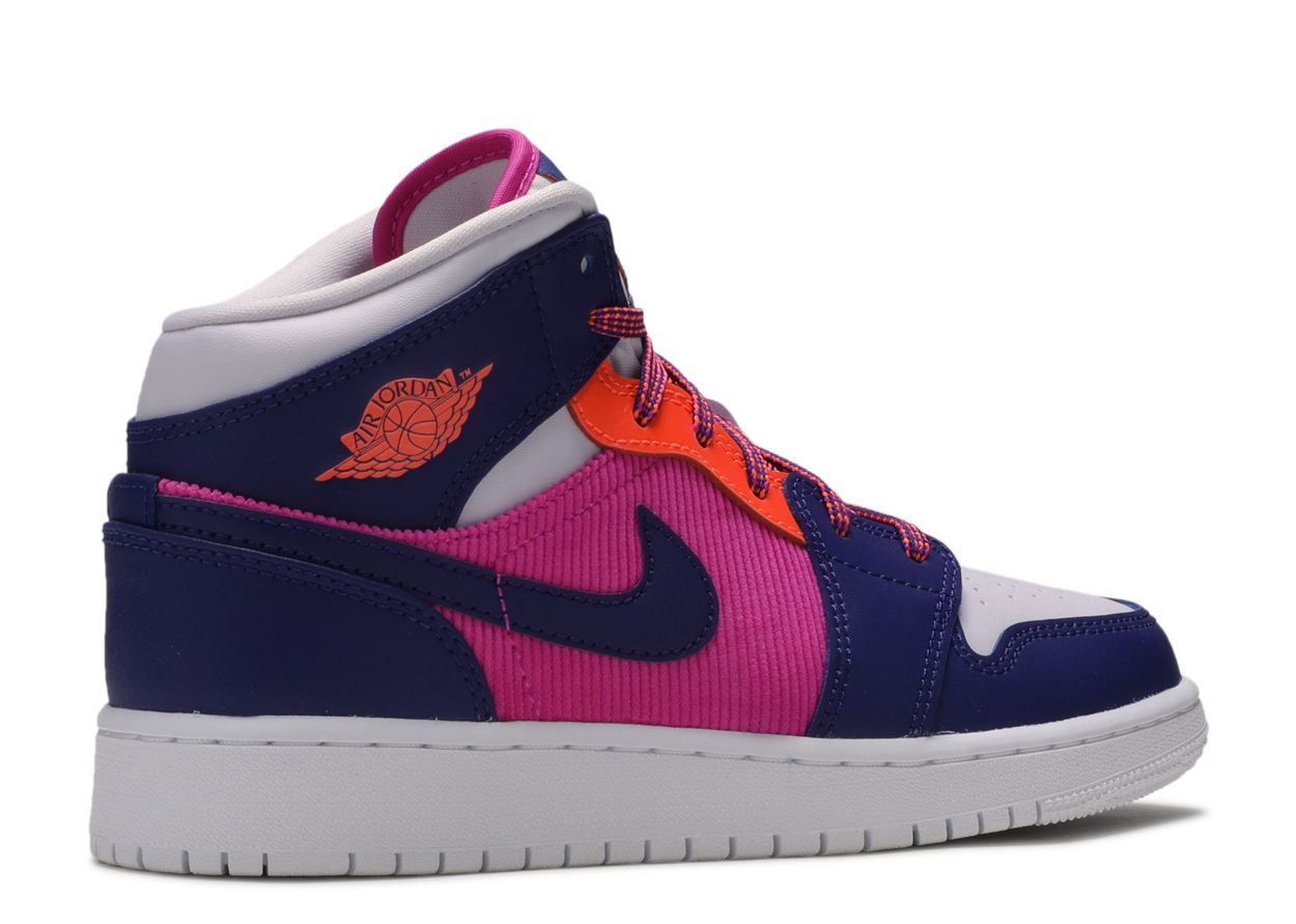 Air Jordan 1 Mid GS 'Fire Pink' - Air Jordan - 555112 602 - pink quartz ...