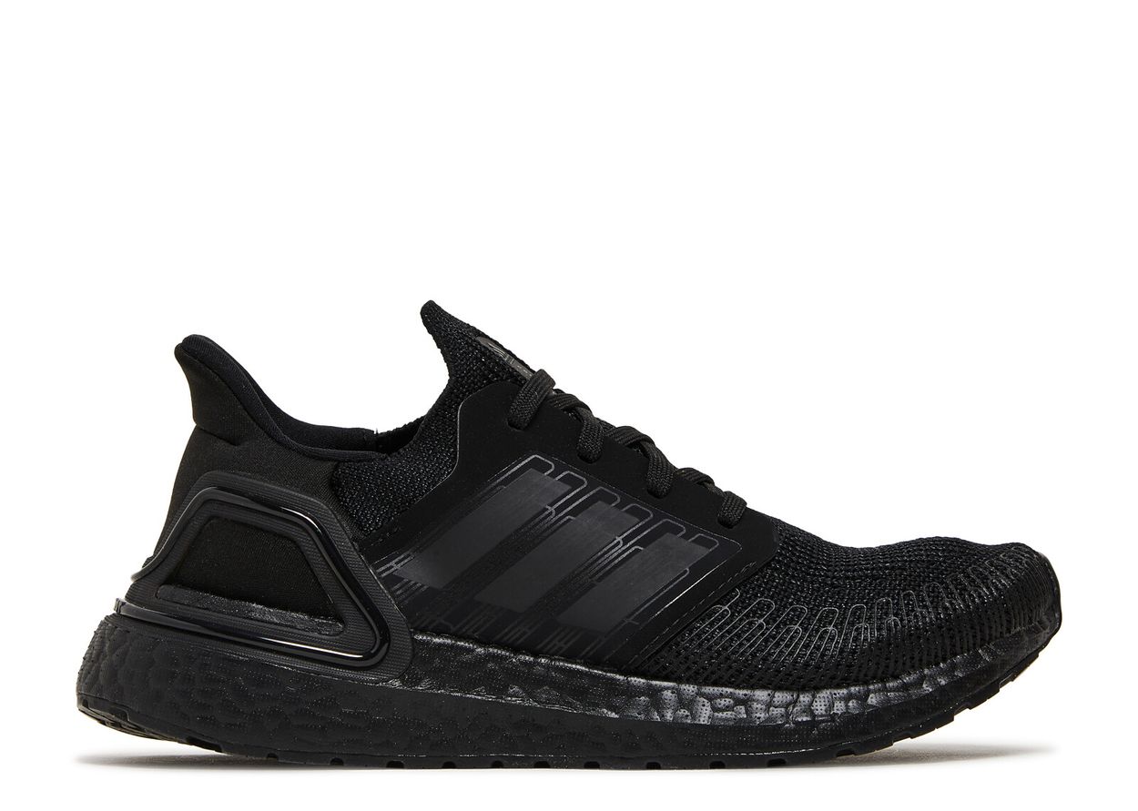 UltraBoost 20 J 'Triple Black' - Adidas - FW9800 - core black/core black/solar red | Flight Club