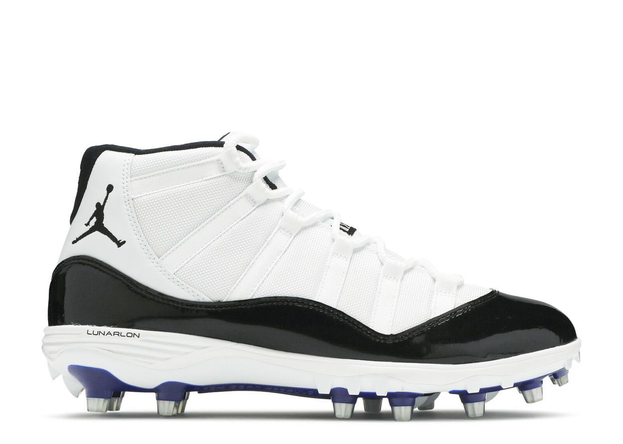 jordan 11 cleats all white