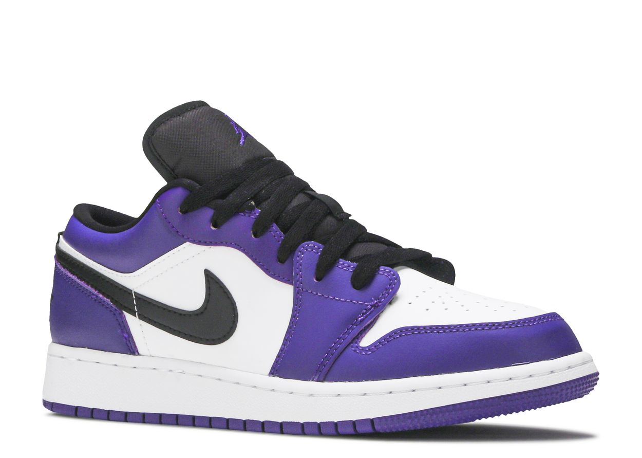 Air Jordan 1 Low GS 'Court Purple' Air Jordan 553560 500 court