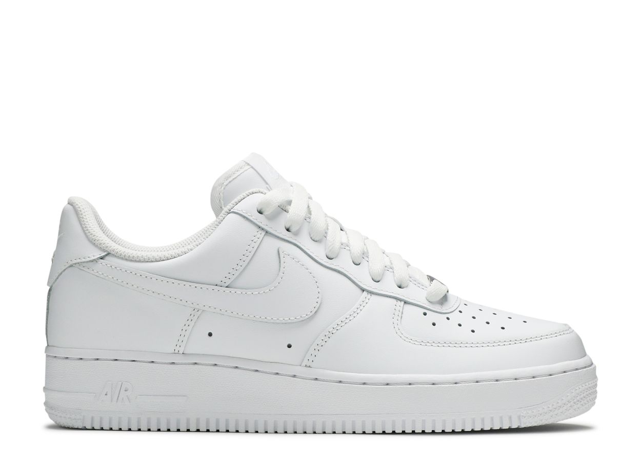 white air force 1 clear bottom