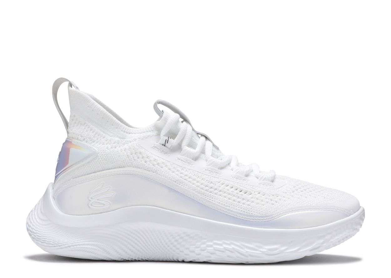 Curry Flow 8 GS 'White Iridescent' - Curry Brand - 3024423 104 - white ...