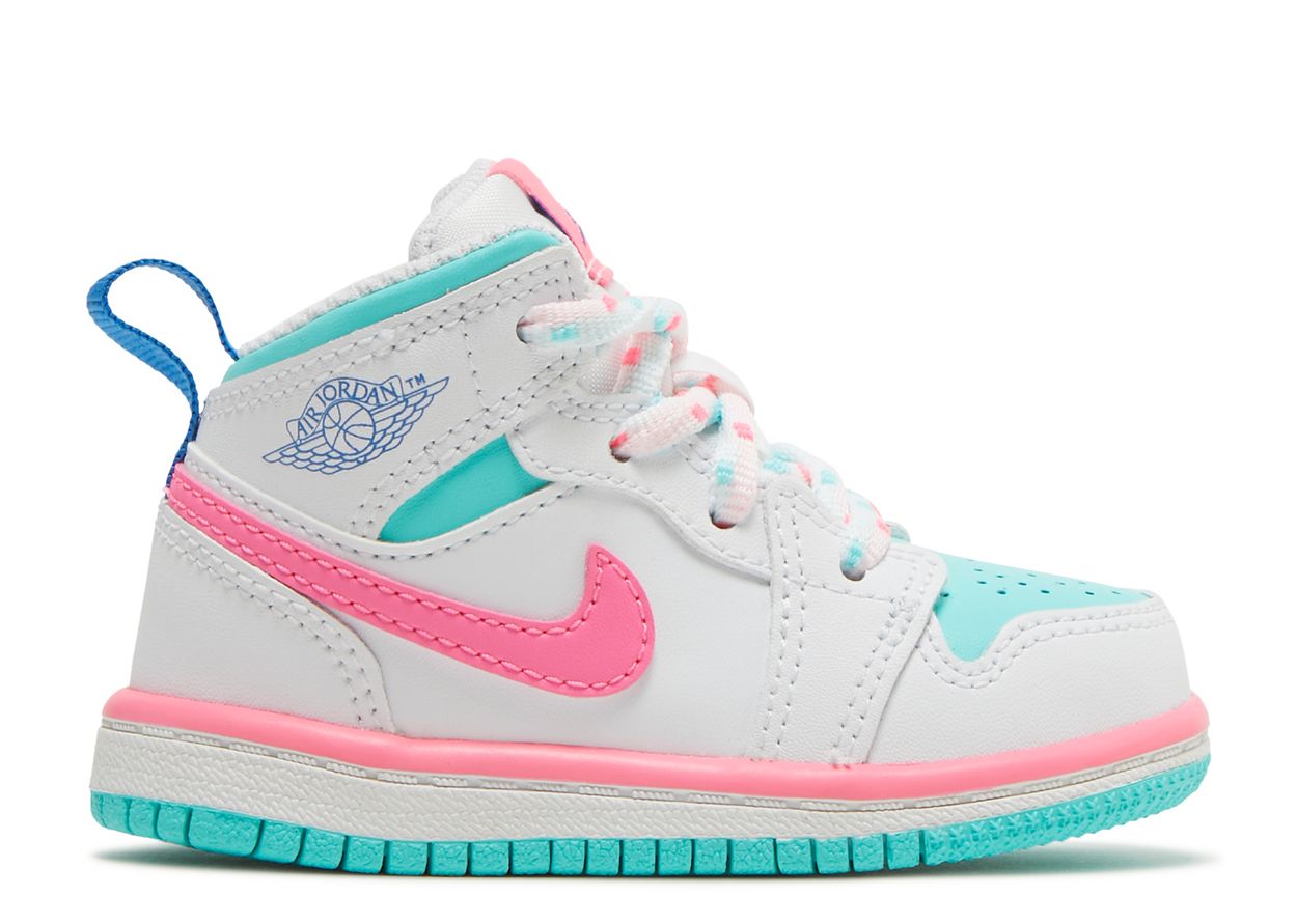 Air Jordan 1 Mid TD 'Digital Pink' - Air Jordan - 644507 102 - white ...