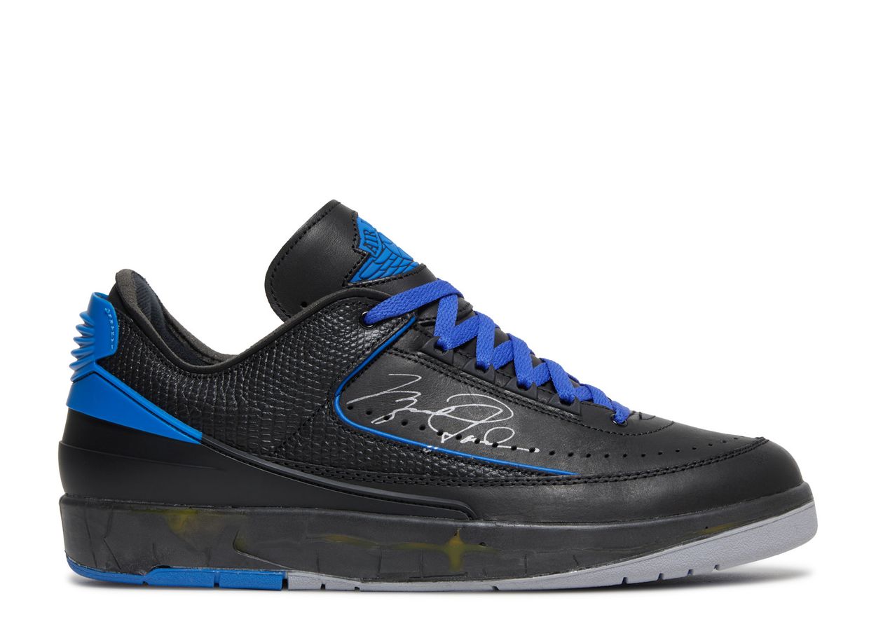 Off White X Air Jordan 2 Retro Low SP 'Black Varsity Royal' - Air ...