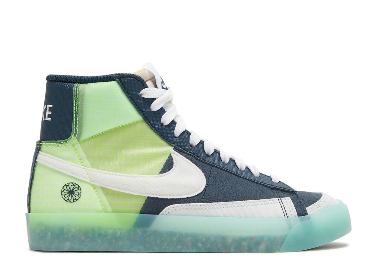 Blazer Mid '77 GS 'Move To Zero Armory Navy' - Nike - DO2699 400 - armory navy/summit white 