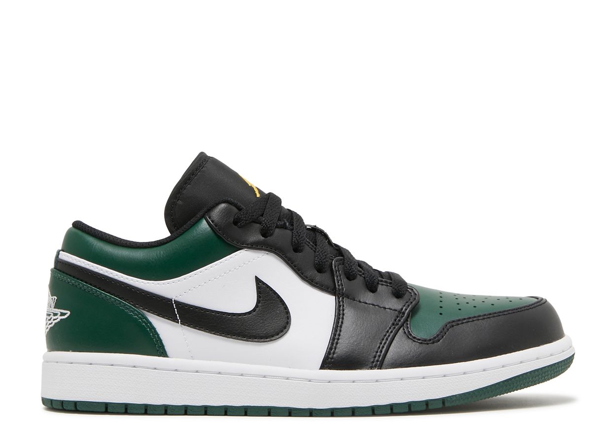Air Jordan 1 Low 'Green Toe' Air Jordan 553558 371 noble green/pollen/white/black Flight