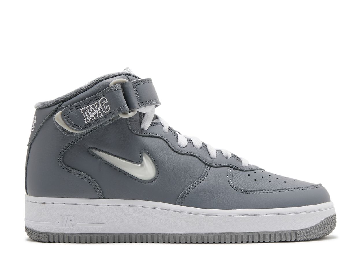 Air Force 1 Mid Jewel QS 'NYC Cool Grey' - Nike - DH5622 001 - cool ...