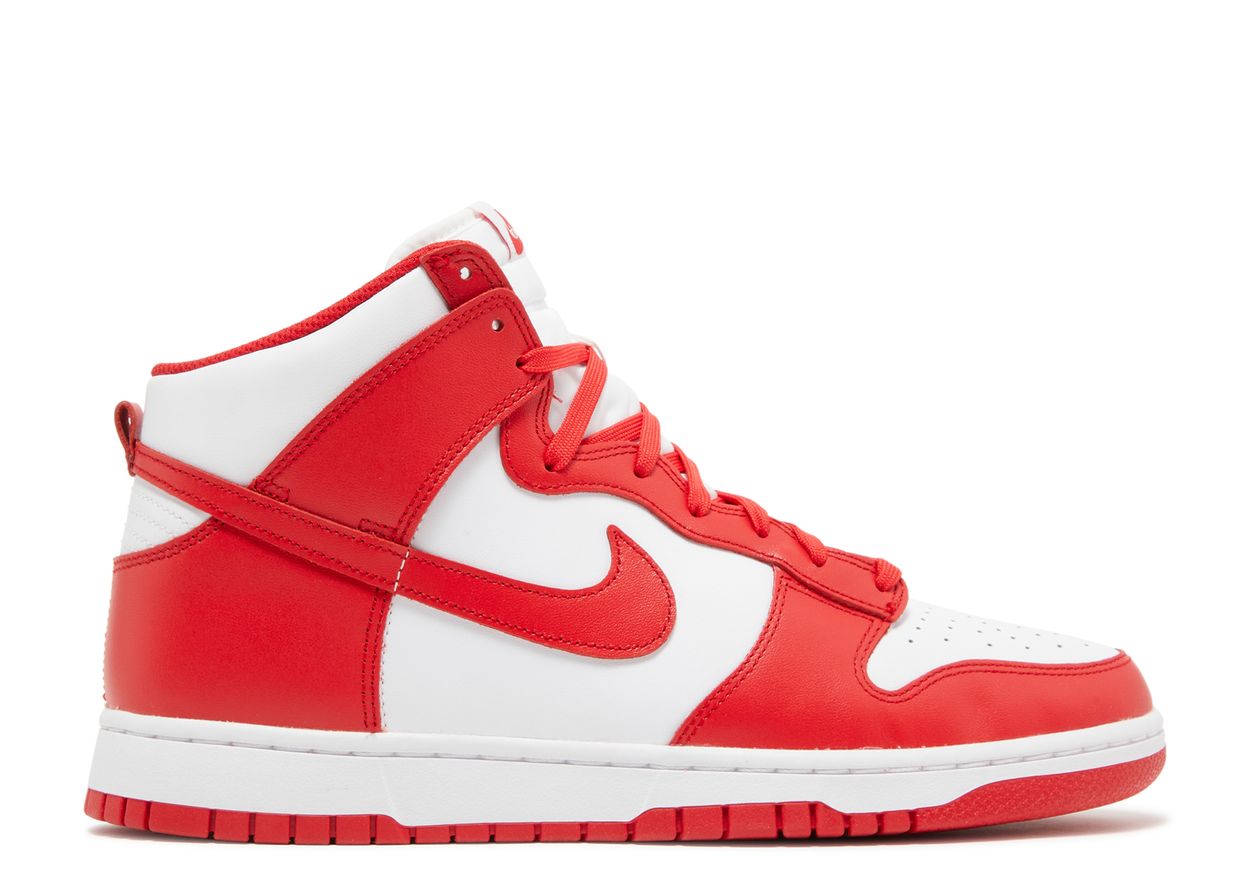 Dunk High 'Championship Red' - Nike - DD1399 106 - white/university red ...