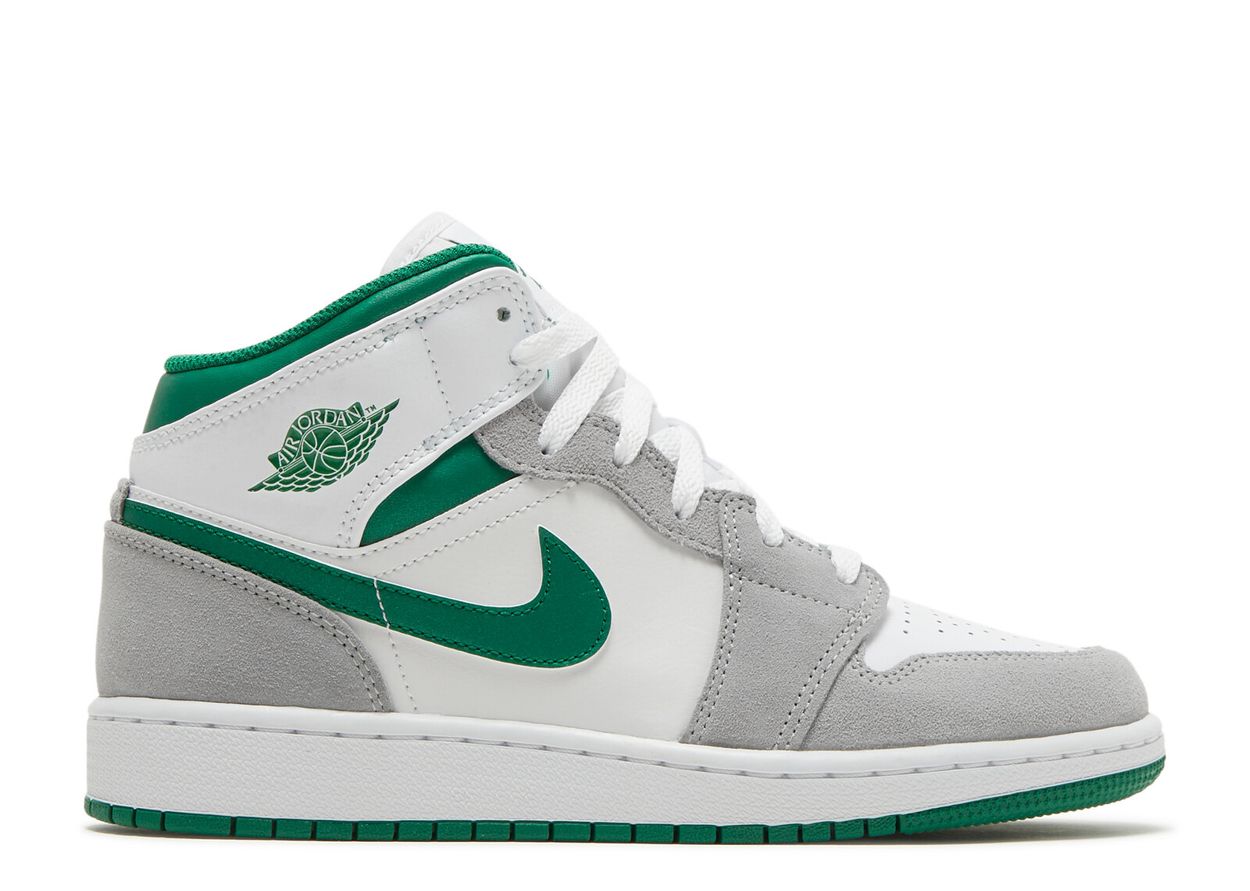 Air Jordan 1 Mid SE GS 'Grey Pine Green' - Air Jordan - DC7248 103 ...