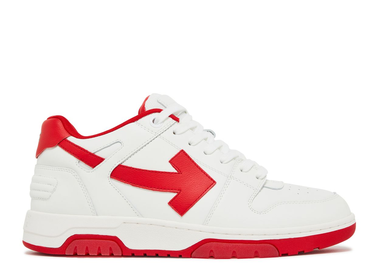 Off White Out Of Office Low 'White Red' - Off White - OMIA189S22LEA001 ...