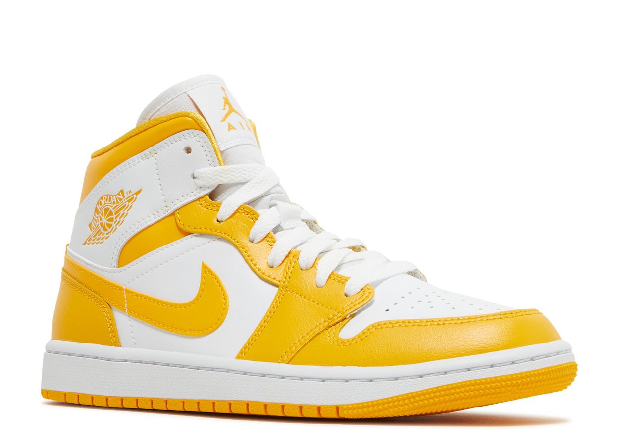 Wmns Air Jordan 1 Mid 'University Gold' - Air Jordan - BQ6472 117 ...