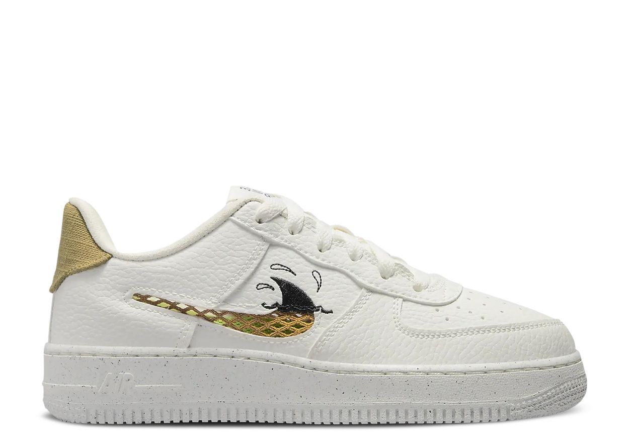 Air Force 1 Low '07 LV8 Next Nature GS 'Sun Club White Shark's Fin ...