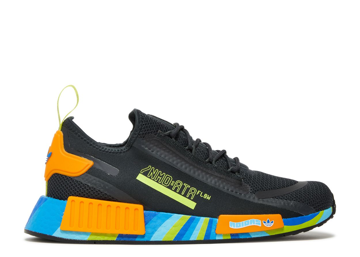 NMD_R1 Spectoo 'Black Multi' - Adidas - GX8092 - core black/orange/blue ...