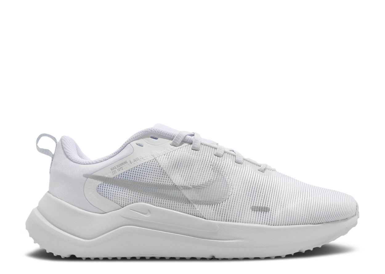 Wmns Downshifter 12 'White Metallic Silver' - Nike - DD9294 100 - white ...