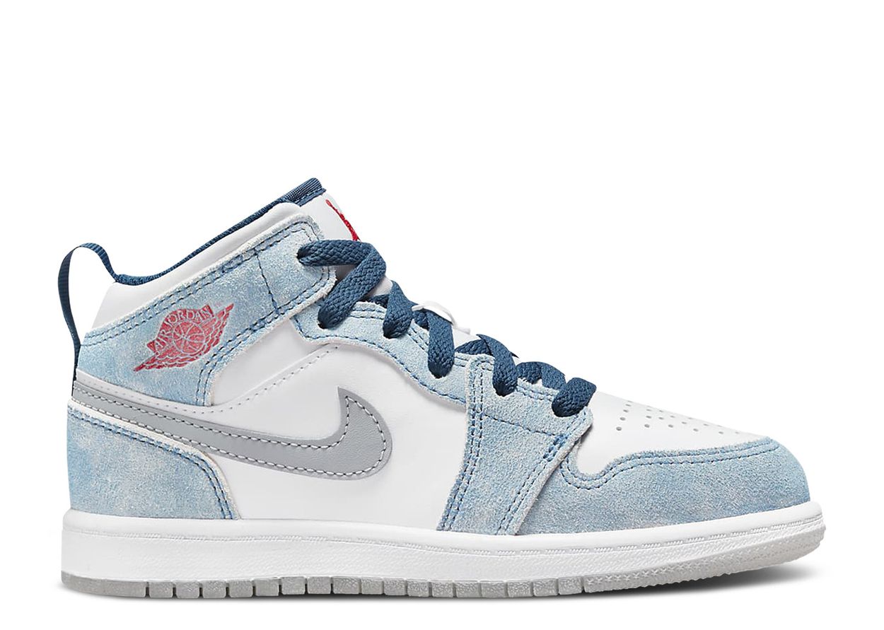 Air Jordan 1 Mid SE PS 'French Blue' - Air Jordan - DR6237 401 - french ...