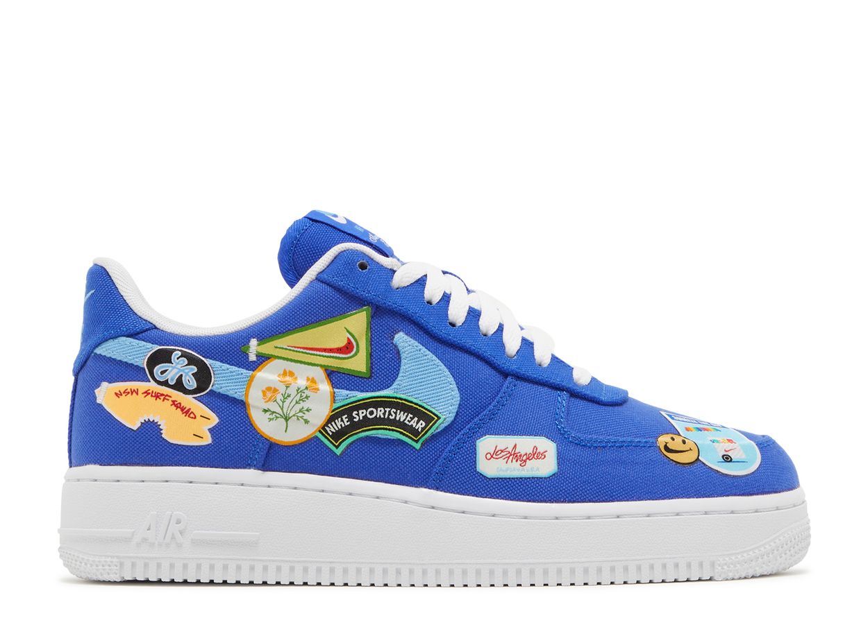 racer blue air force 1