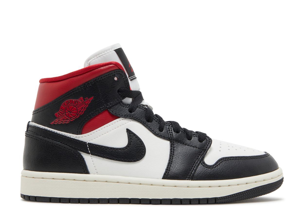 

Black Sail Gym Red, Чёрный, Air Jordan 1 Mid