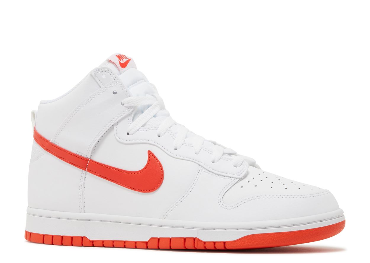 Dunk High 'White Picante Red' - Nike - DV0828 100 - white/white/picante ...