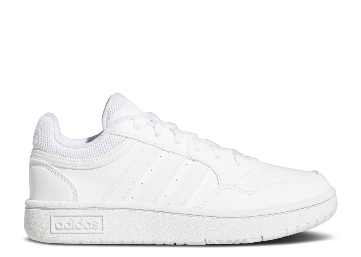 Hoops 3.0 J 'Triple White' - Adidas - GW0433 - cloud white/cloud white ...