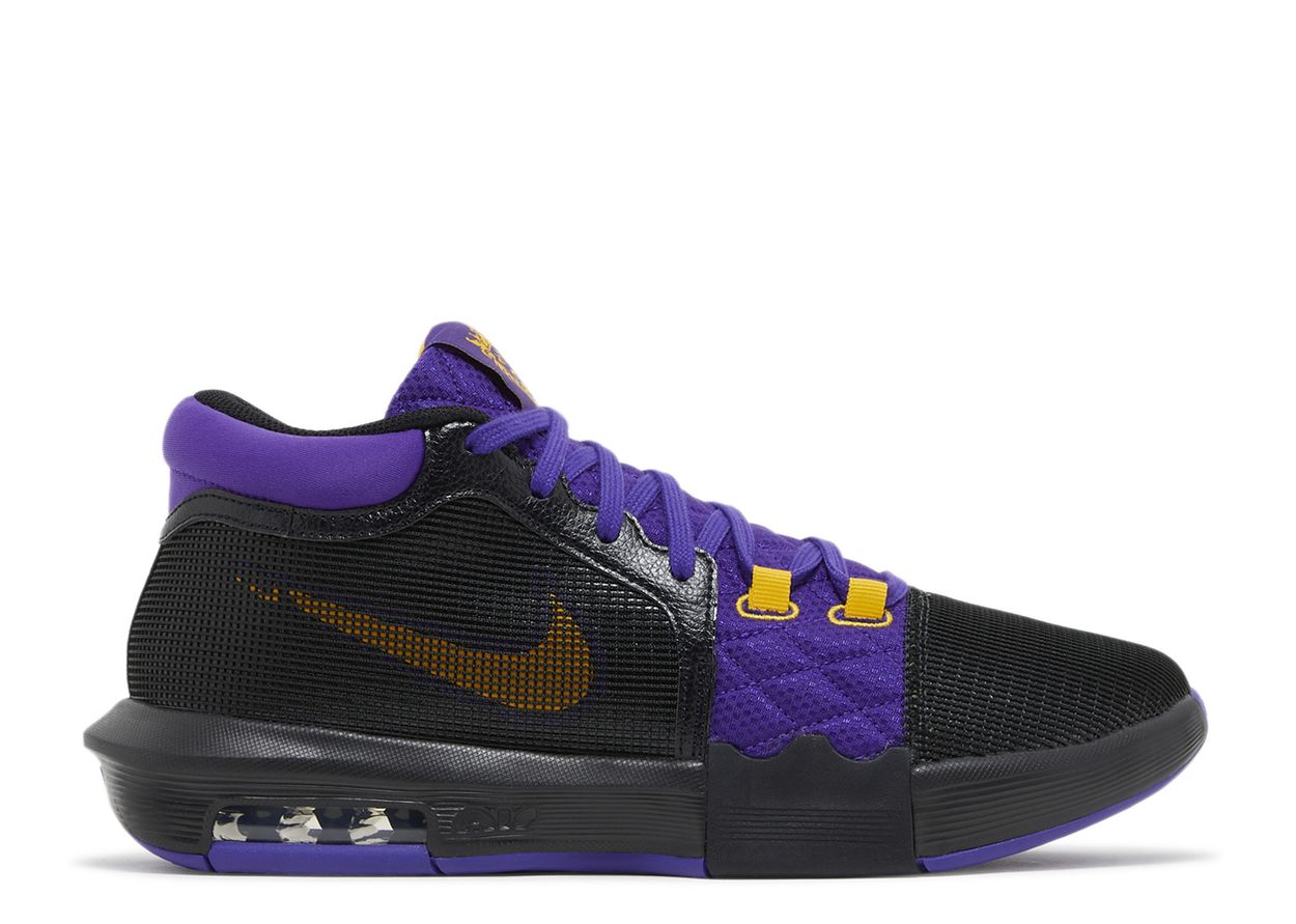 LeBron Witness 8 'Lakers' - Nike - FB2239 001 - black/university gold ...