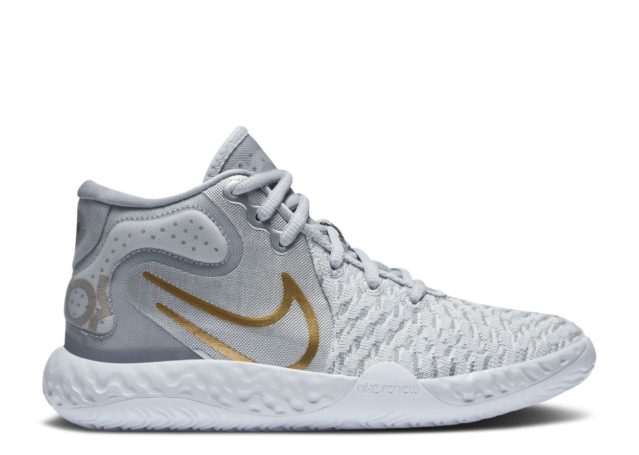KD Trey 5 VIII GS 'Metallic Silver Gold' Nike CT1425 006 pure