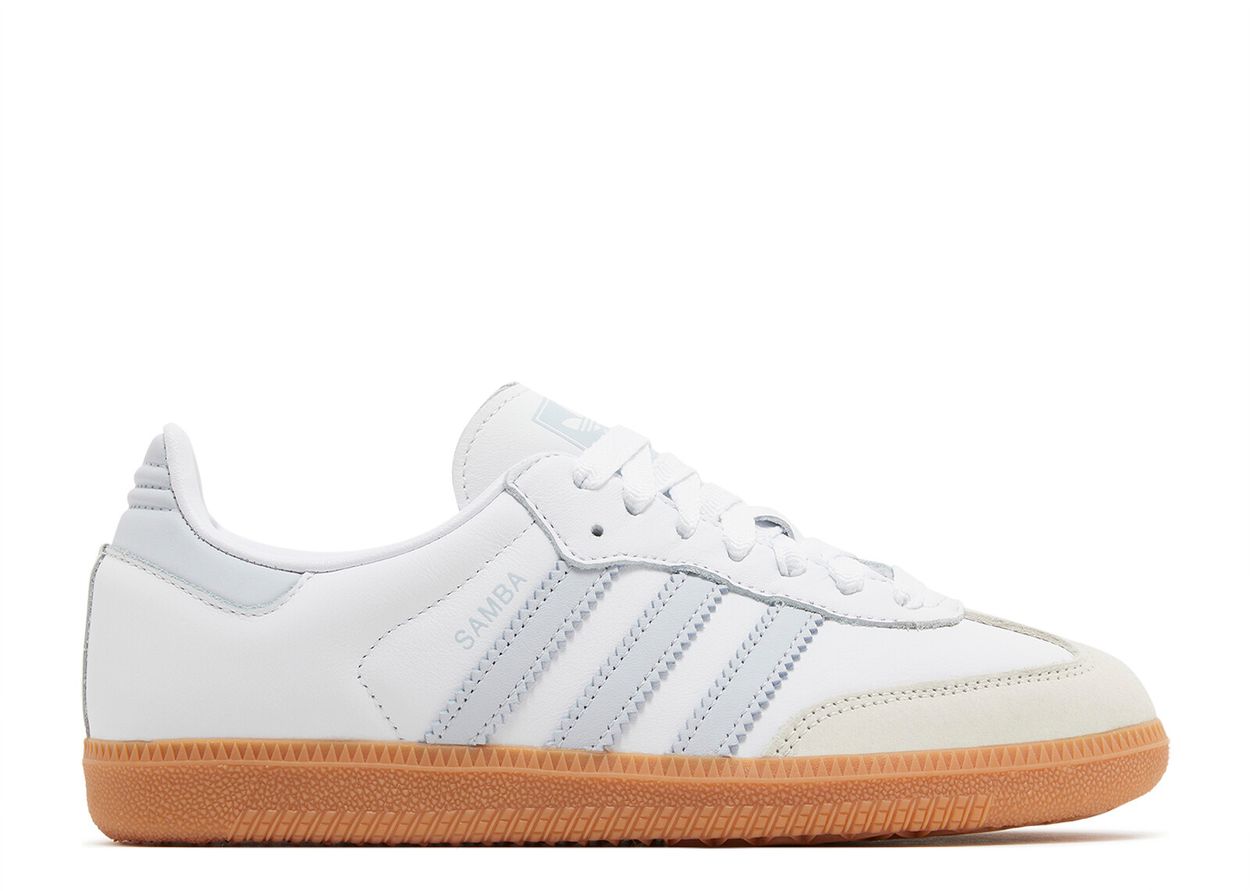 Wmns Samba OG 'White Halo Blue Gum' - Adidas - IE0877 - cloud white ...