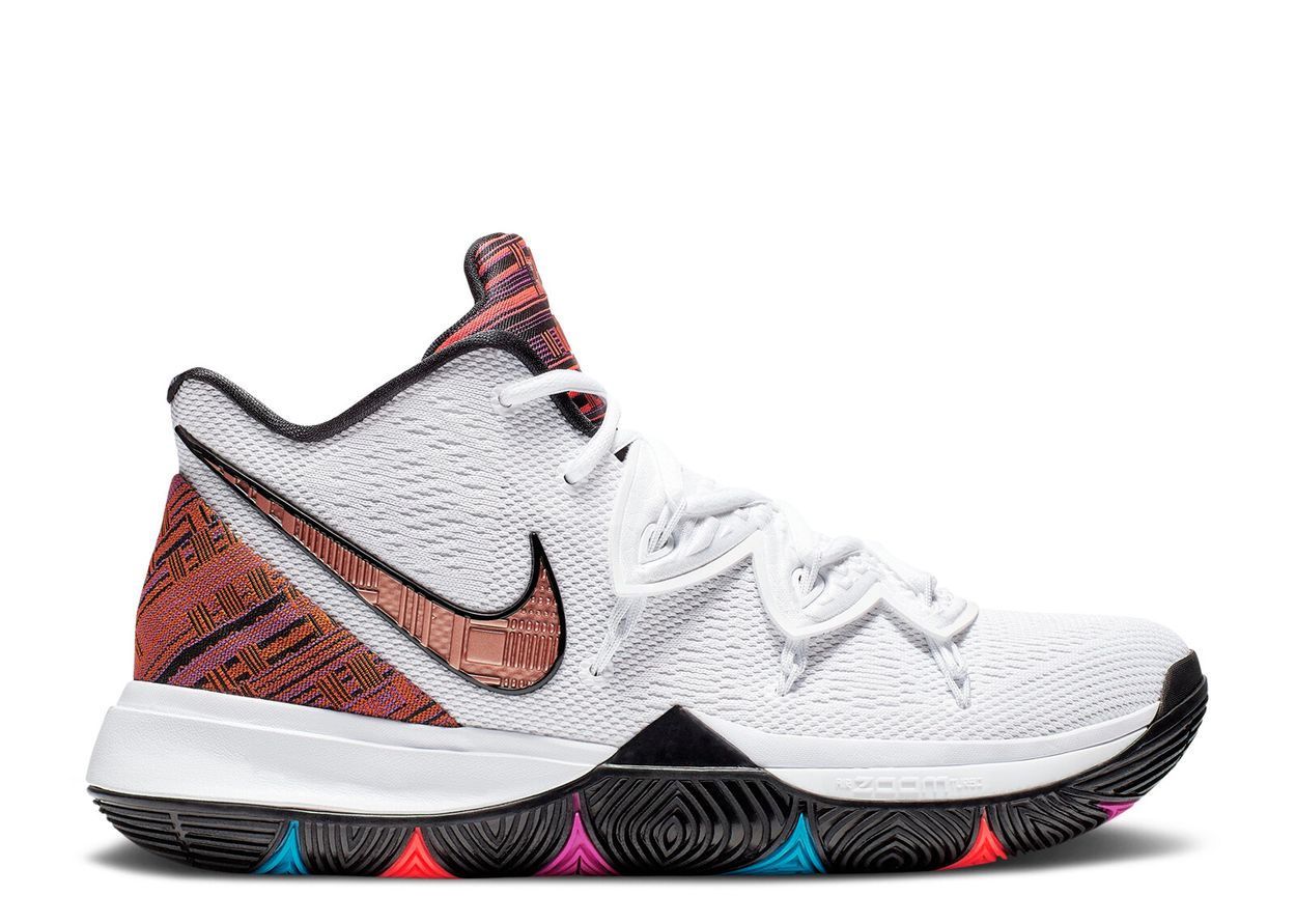 Kyrie 5 EP 'Black History Month' - Nike - BQ6238 100 - white/metallic ...