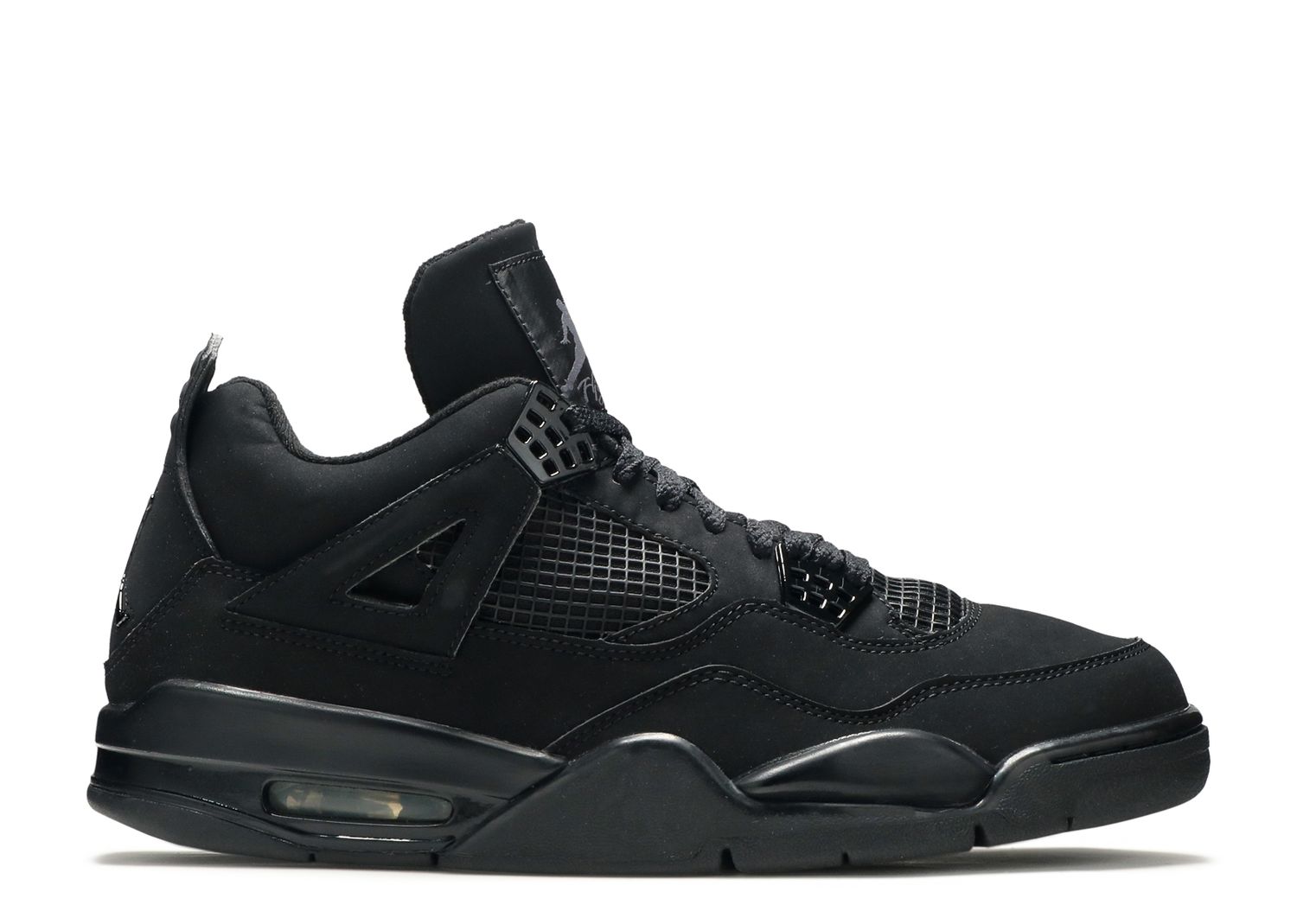 men's air jordan retro 4 black