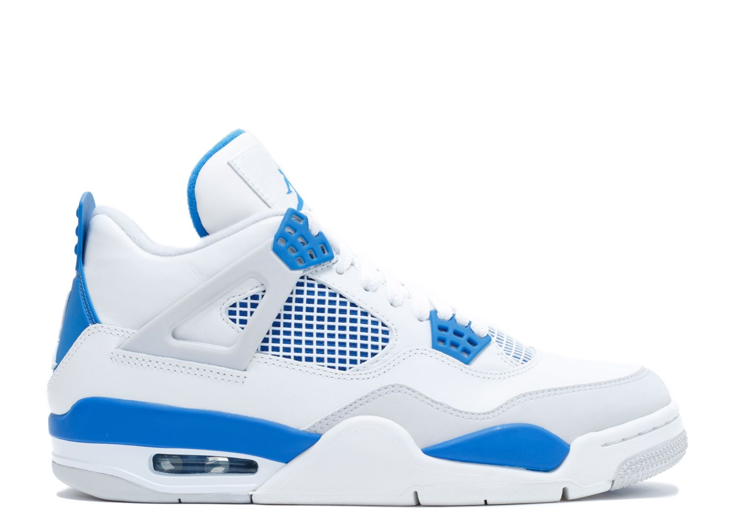 air jordan 4 retro white & military blue